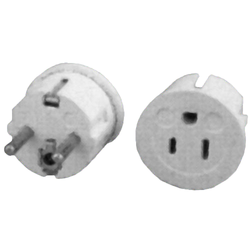 Adapter USA socket > SCHUKO pin